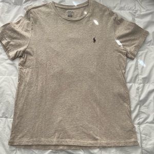 ralph lauren plain tee | tan